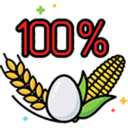 100% نباتي